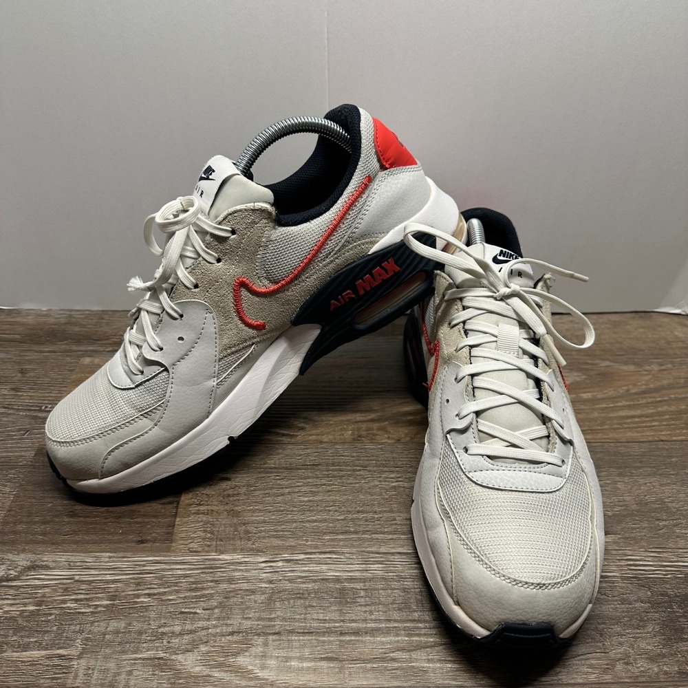 Nike Air Max Excee Mens Sneakers‎  Photon Dust/gray/beige/red DZ0795-013 Size 10